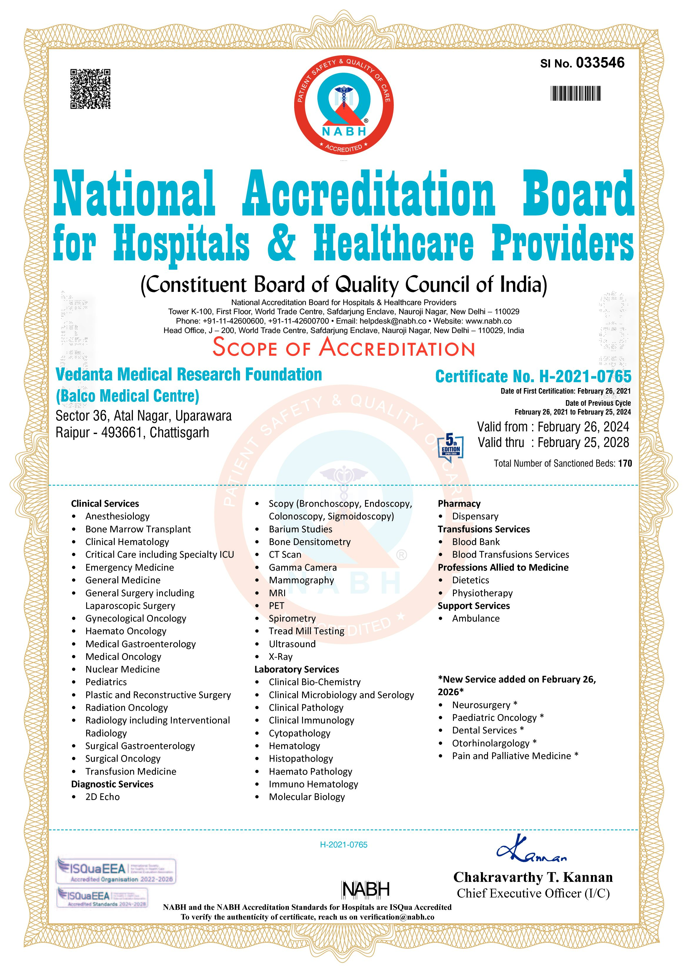 NABH Certified