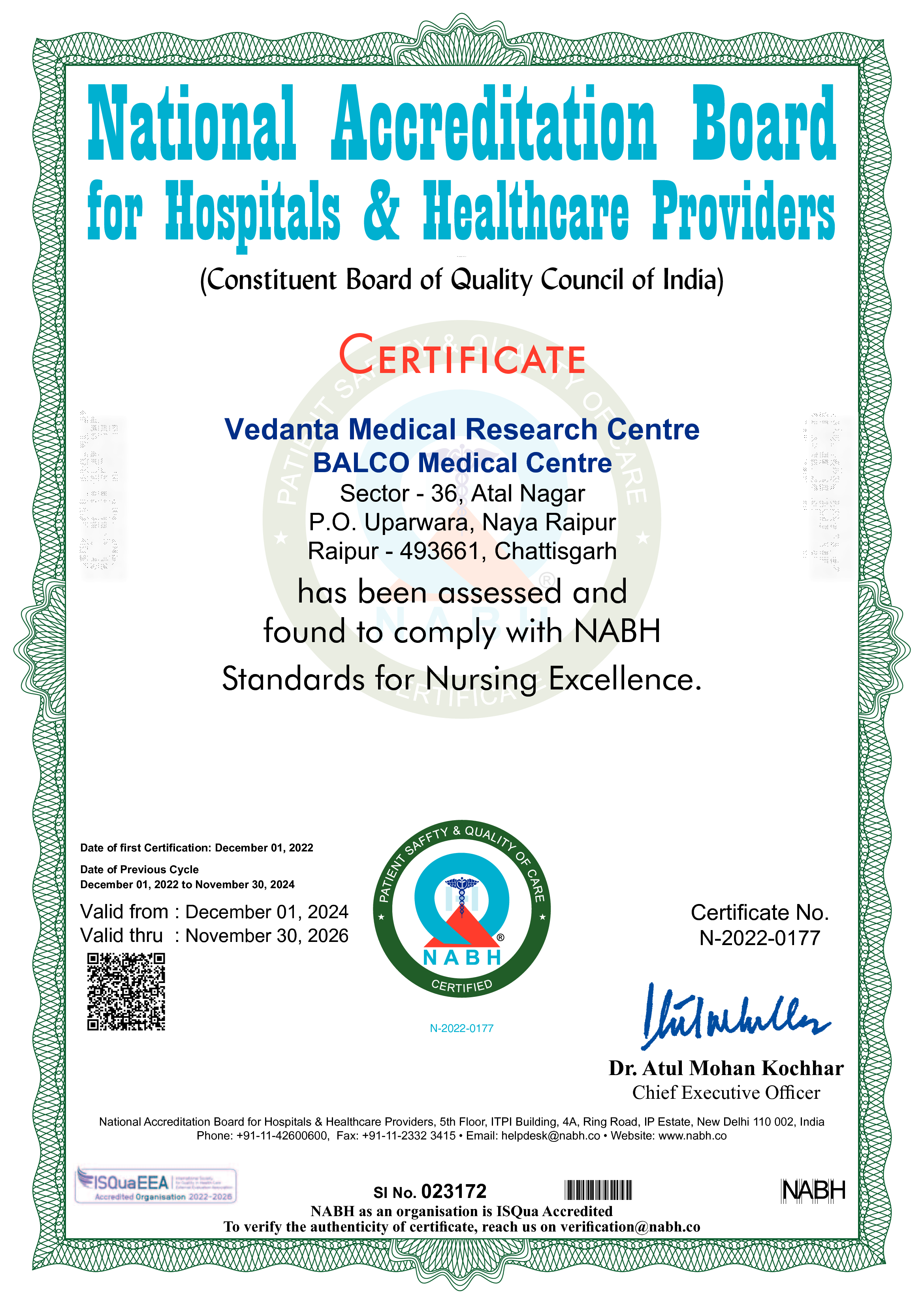 Nursing Excellence Certificate