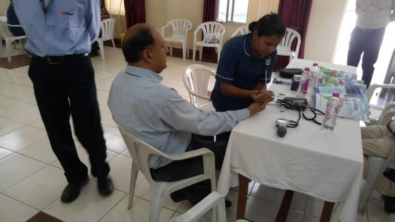 CANCER DETECTION CAMP AT JINDAL STEELS AND POWER